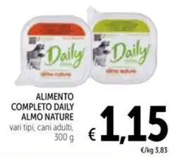 Spazio Conad Alimento completo daily ALMO NATURE offerta