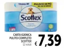 Spazio Conad Carta igienica pulito completo SCOTTEX offerta