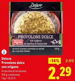 Lidl Deluxe Provolone dolce con origano offerta