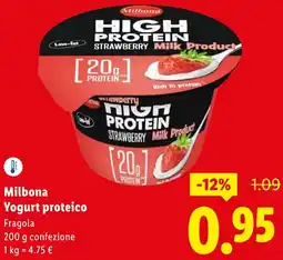 Lidl Milbona Yogurt proteico offerta