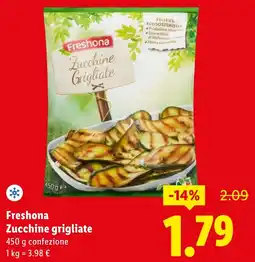 Lidl Freshona Zucchine grigliate offerta