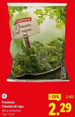 Lidl Freshona Cimette di rapa offerta