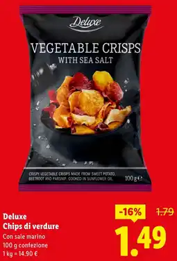 Lidl Deluxe Chips di verdure offerta