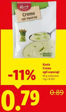 Lidl Kania Crema agli asparagi offerta