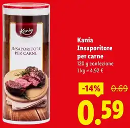 Lidl Kania Insaporitore per carne offerta