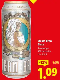 Lidl Steam Brew Birra offerta