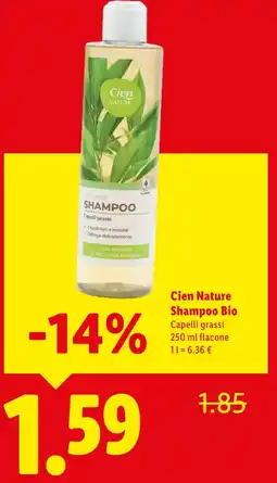 Lidl Cien Nature Shampoo Bio offerta