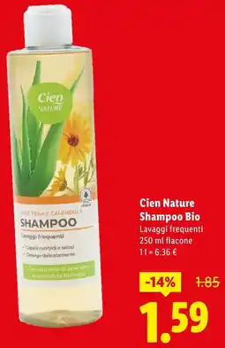 Lidl Cien Nature Shampoo Bio offerta