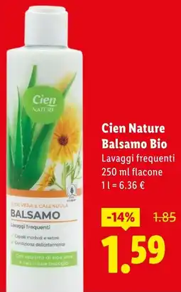 Lidl Cien Nature Balsamo Bio offerta