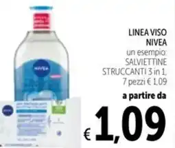 Spazio Conad Nivea salviettine struccanti 3 in 1 offerta