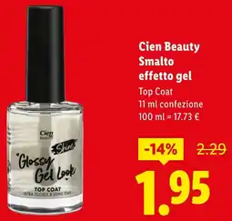 Lidl Cien Beauty Smalto effetto gel offerta