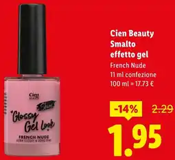 Lidl Cien Beauty Smalto effetto gel offerta