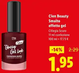 Lidl Cien Beauty Smalto effetto gel offerta