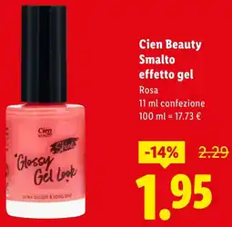 Lidl Cien Beauty Smalto effetto gel offerta