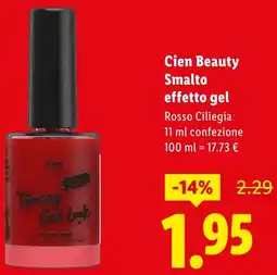 Lidl Cien Beauty Smalto effetto gel offerta