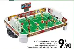Spazio Conad Calcetto mini stadium VILLA GIOCATTOLI offerta