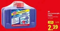 Lidl W5 Cura Lavastoviglie liquido offerta