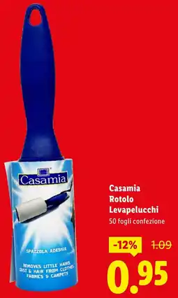 Lidl Casamia Rotolo Levapelucchi offerta