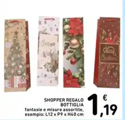 Spazio Conad Shopper regalo bottiglia offerta