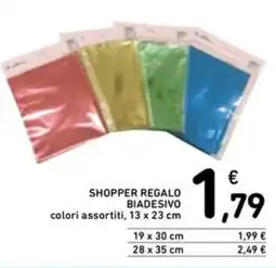 Spazio Conad Shopper regalo biadesivo offerta