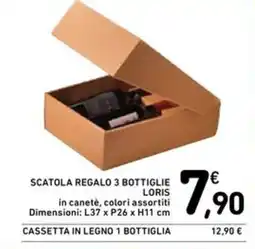 Spazio Conad Scatola regalo 3 bottiglie LORIS offerta