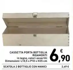 Spazio Conad Cassetta porta bottiglia RIGAMONTI offerta