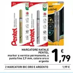 Spazio Conad Marcatore natale PENTEL offerta