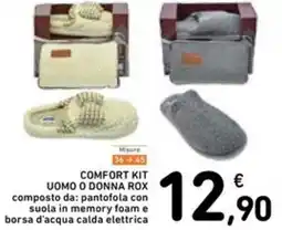 Spazio Conad Comfort kit uomo o donna ROX offerta