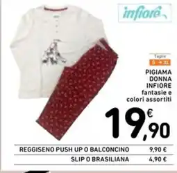 Spazio Conad Pigiama donna INFIORE offerta