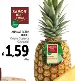 Spazio Conad Ananas extra dolce offerta