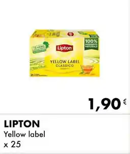 Iper Tosano LIPTON Yellow label x 25 offerta