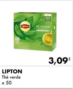Iper Tosano LIPTON Thè verde x50 offerta