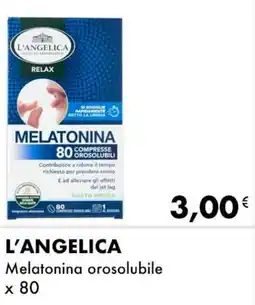 Iper Tosano L'ANGELICA Melatonina orosolubile x80 offerta