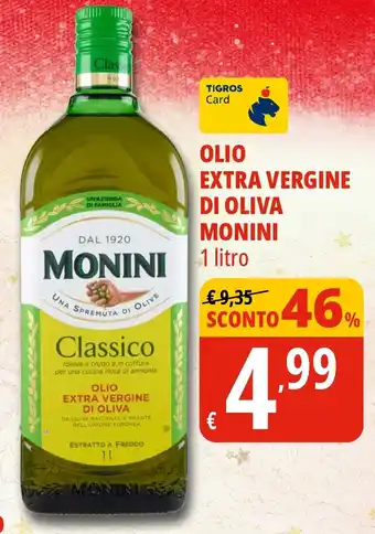 Olio extra vergine di oliva MONINI