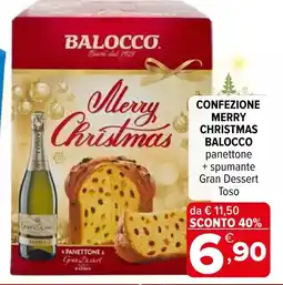 Iperal Confezione merry christmas BALOCCO offerta