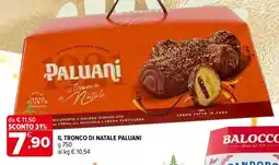 Iperal Il tronco di natale PALUANI offerta