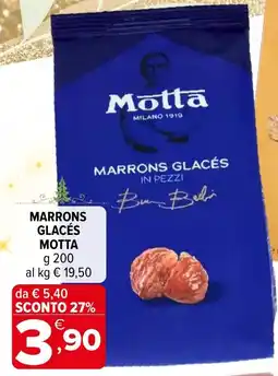 Iperal Marrons glacés MOTTA offerta