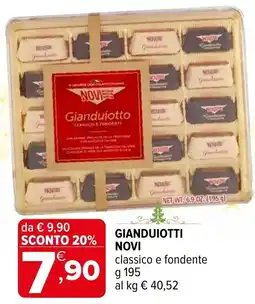Iperal Gianduiotti NOVI offerta