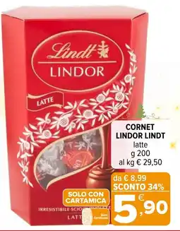 Iperal Cornet lindor LINDT offerta
