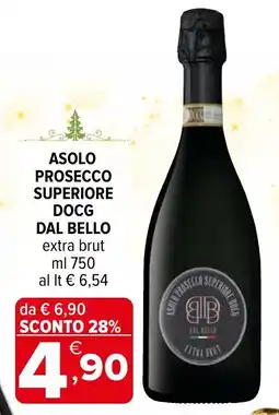 Iperal Asolo prosecco superiore docg DAL BELLO offerta