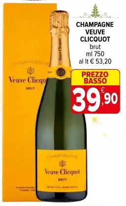 Iperal Champagne VEUVE CLICQUOT offerta