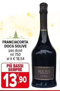Iperal Franciacorta docg SOLIVE offerta
