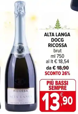 Iperal Alta langa docg RICOSSA offerta
