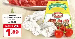 Iperal Salamini sette nani BERETTA offerta
