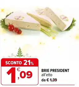 Iperal Brie PRESIDENT offerta