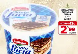 Iperal Mascarpone santa lucia GALBANI offerta