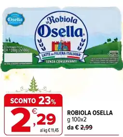 Iperal Robiola OSELLA offerta