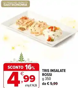 Iperal Tris insalate rossi offerta