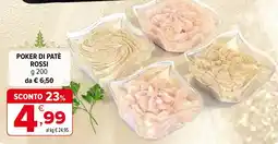 Iperal Poker di patè rossi offerta