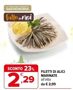 Iperal Fatto da noi Filetti di alici marinate offerta